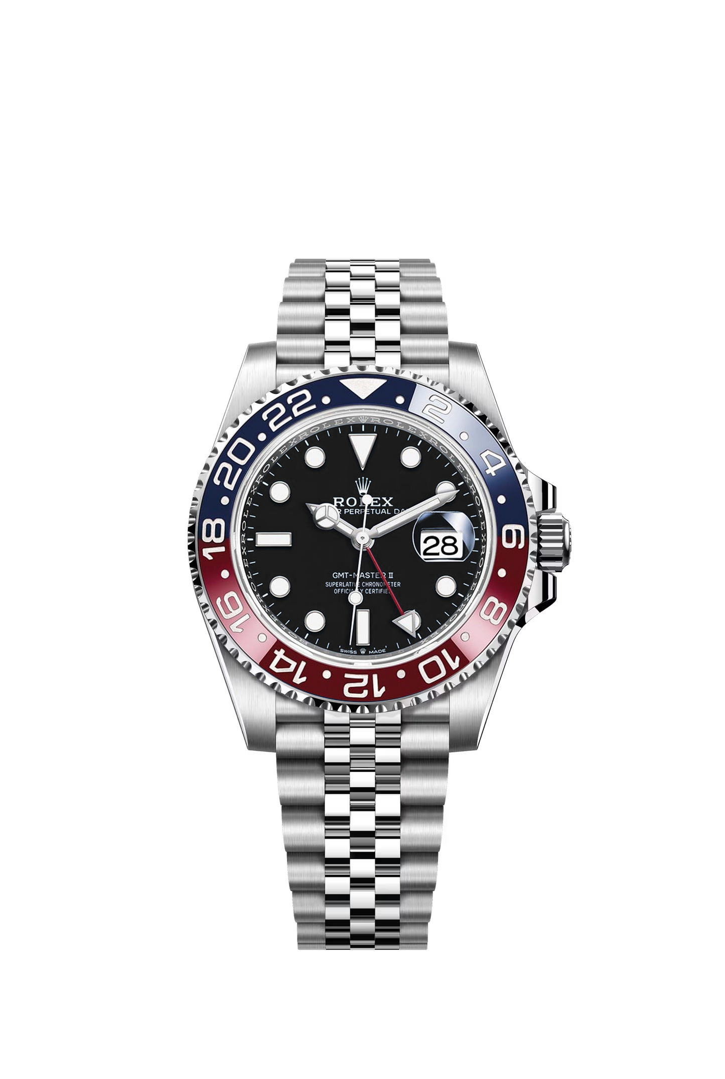 GMT-Master II 40 mm Oystersteel Ref. 126719BLRO "Pepsi"