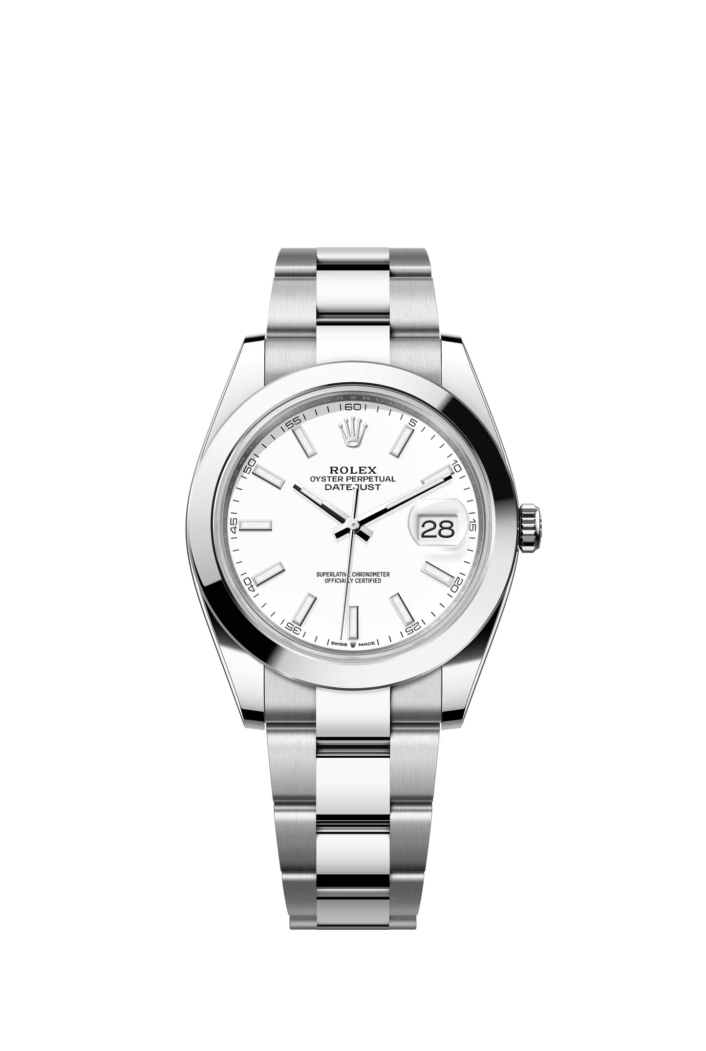 Datejust 41 mm Oyster White Ref. 126300
