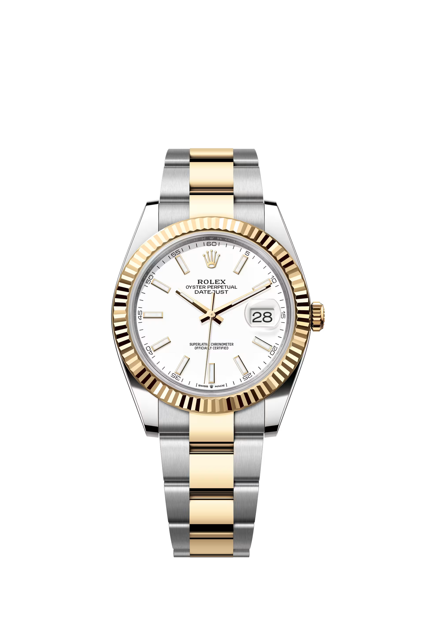 Datejust 41 mm YG White Ref. 126333