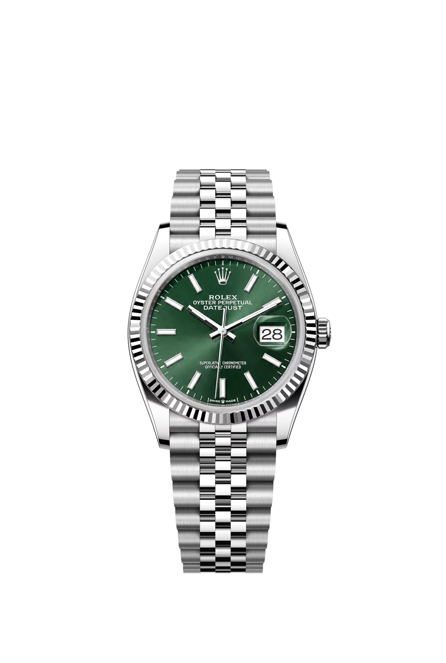 Rolex Datejust 36 Ref. 126234 Mint Green Dial Jubilee