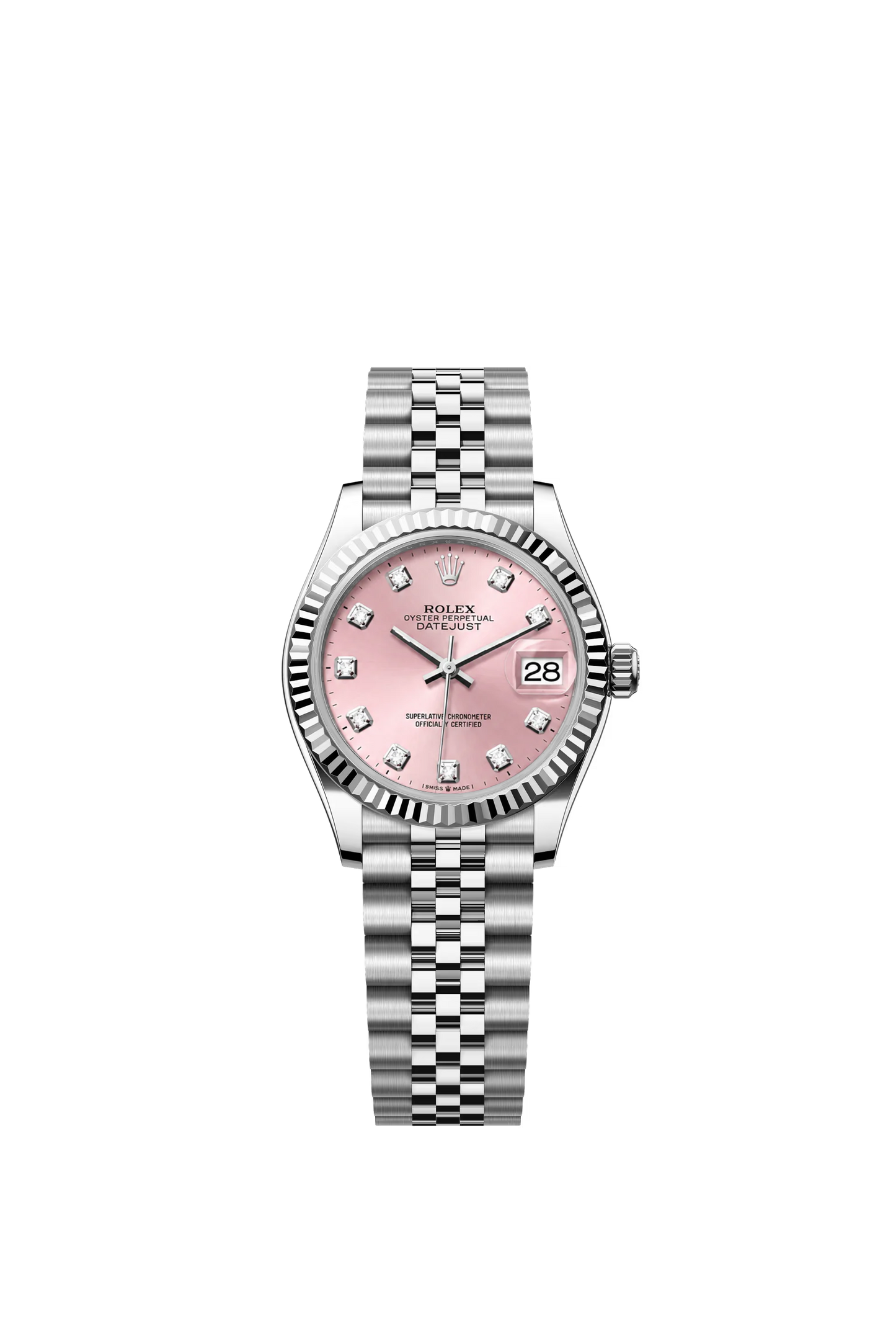 Rolex Datejust 31 Ref. 278274 Pink Diamond Dial Jubilee