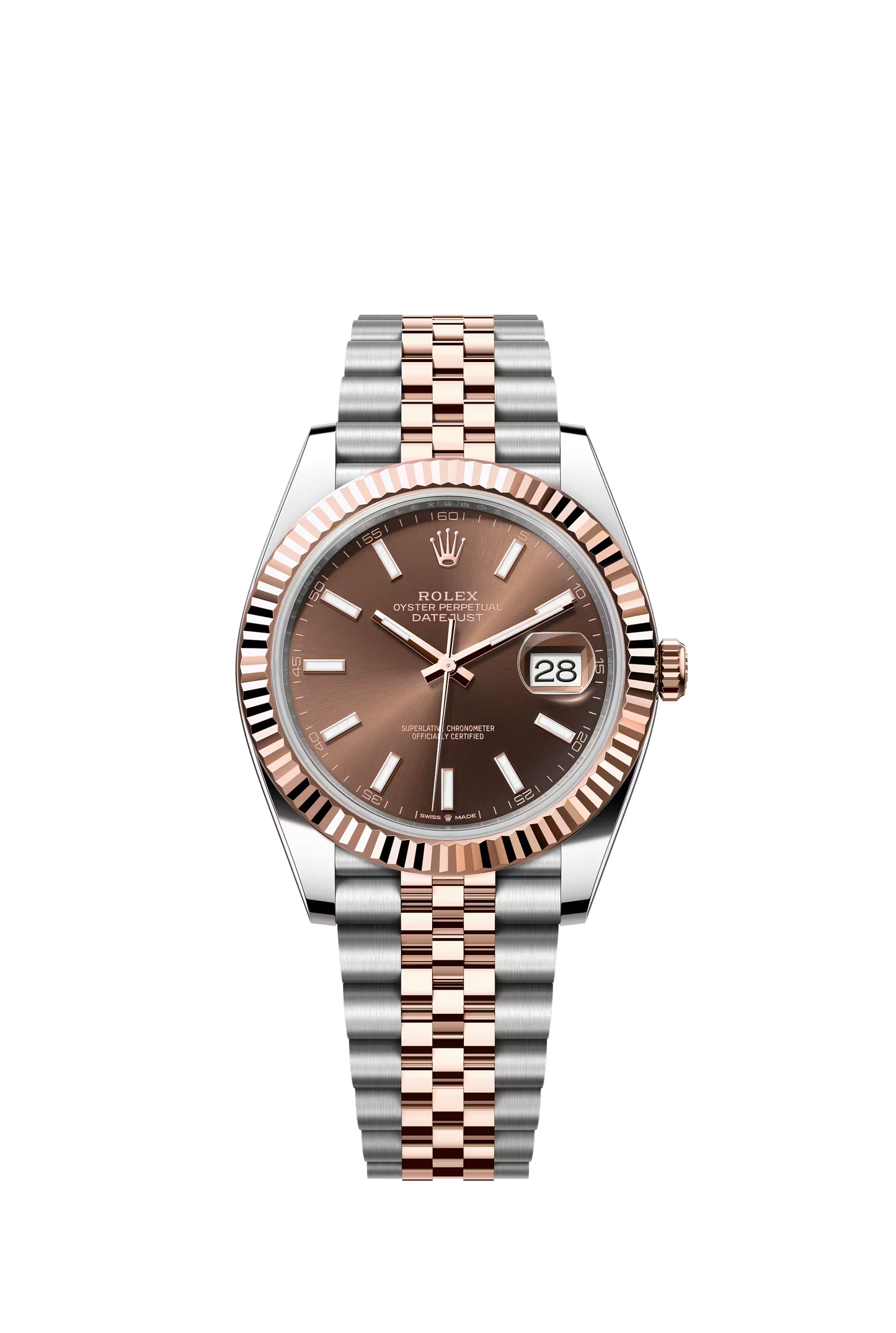 Rolex Datejust 41 Ref. 126331 Chocolate Dial Fluted Bezel Jubilee Bracelet