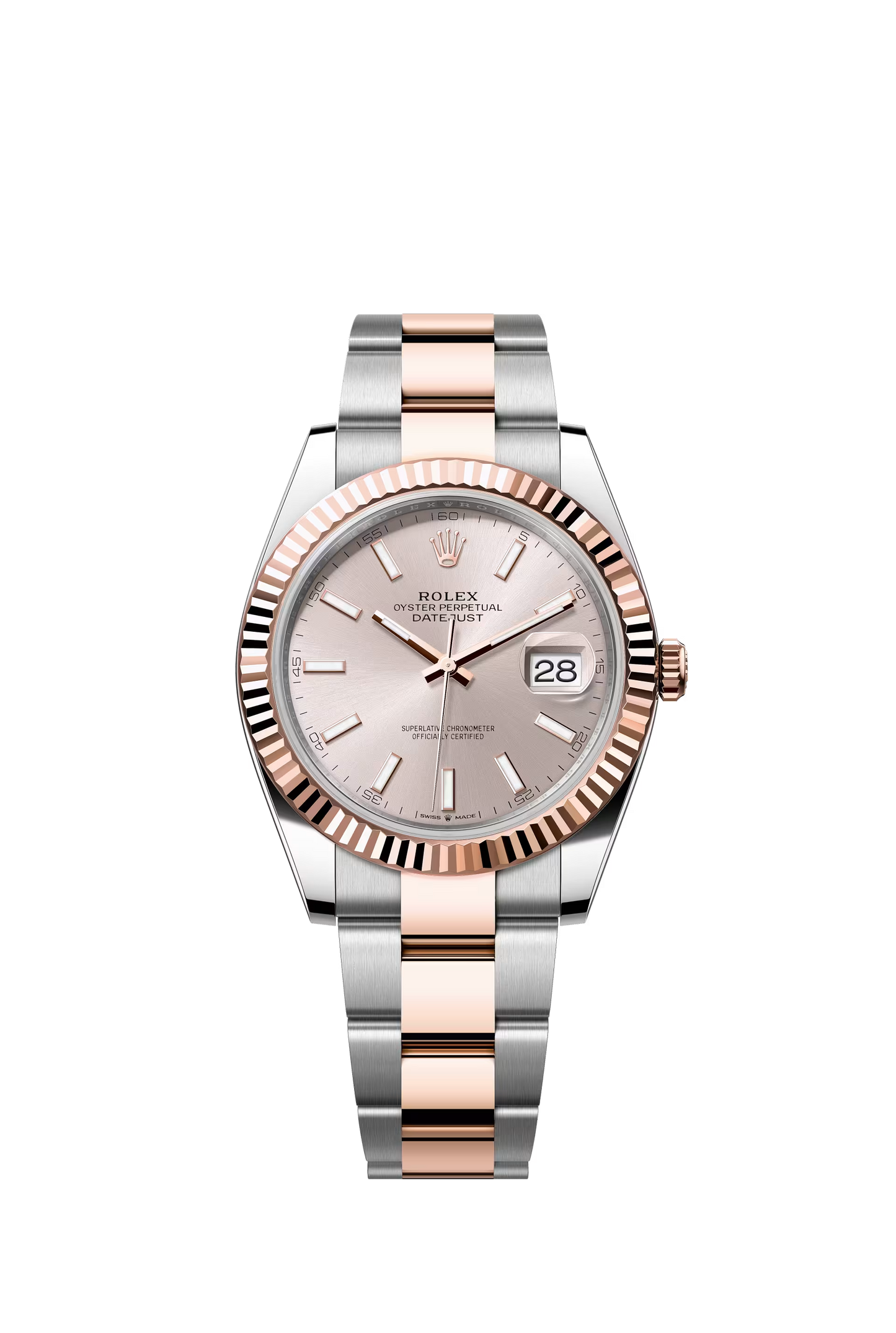 Rolex Datejust 41 Ref. 126331 Sundust Dial Fluted Bezel Oyster Bracelet