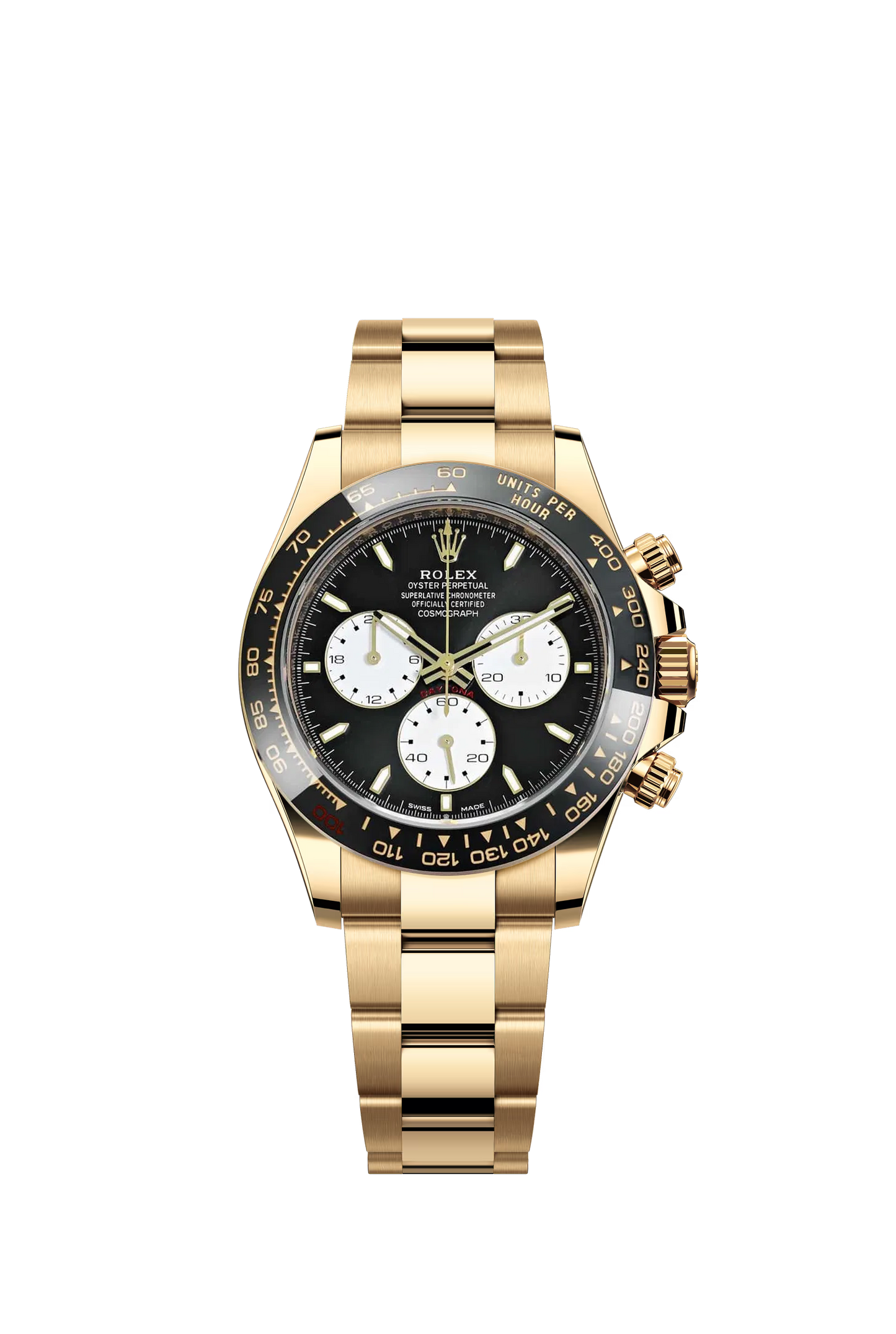 Rolex Cosmograph Daytona Le Mans Ref. 126528LN 40mm Χρυσό 18k Black Dial Black Cerachrom Bezel Oyster Bracelet