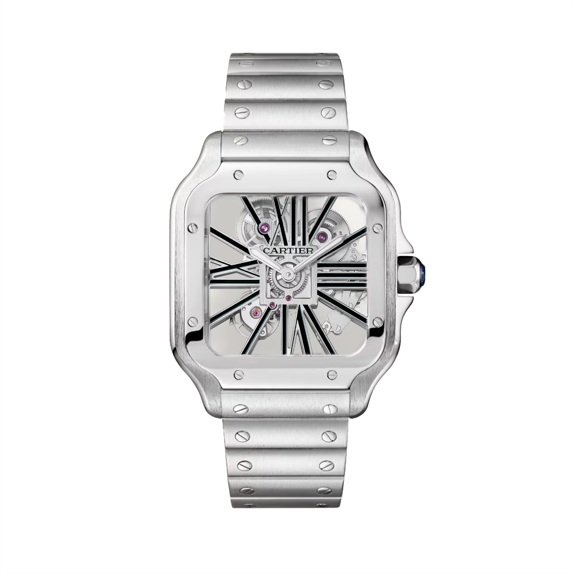 Cartier Santos de Cartier Skeleton Large WHSA0025