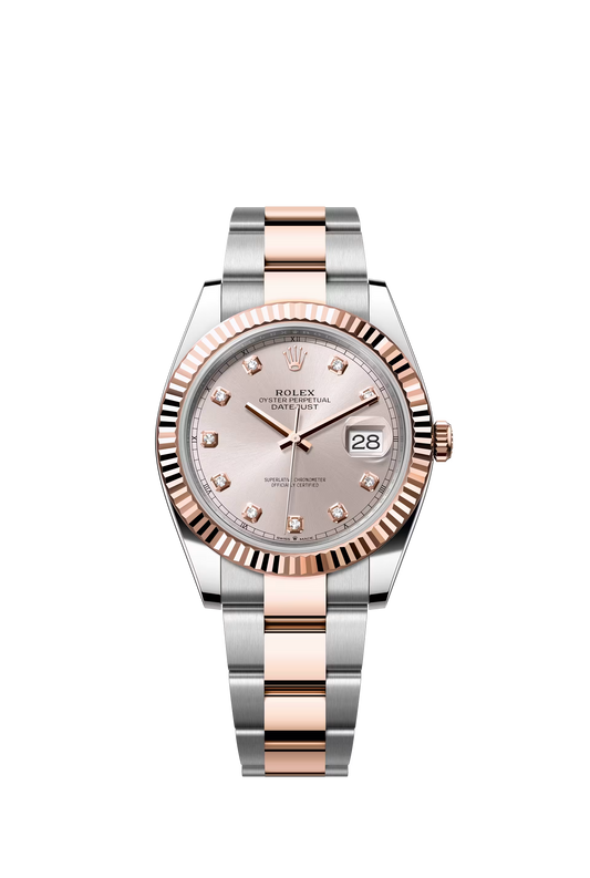 Datejust 41 mm Everose Gold Sundust Ref. 126331