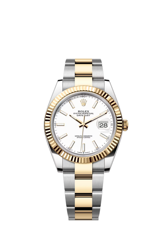 Datejust 41 mm YG White Ref. 126333