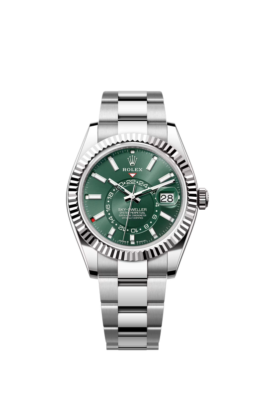 Sky Dweller 42 mm Oyster Ref. 336934 Green Dial