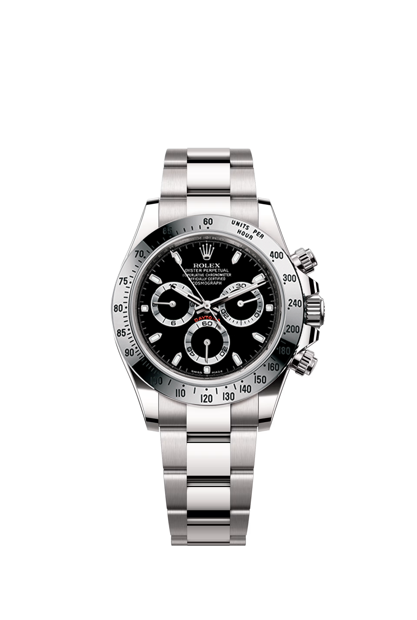 Rolex Cosmograph Daytona Ref. 116520 40mm Oystersteel White Dial Stainless Steel Bezel Oyster Bracelet
