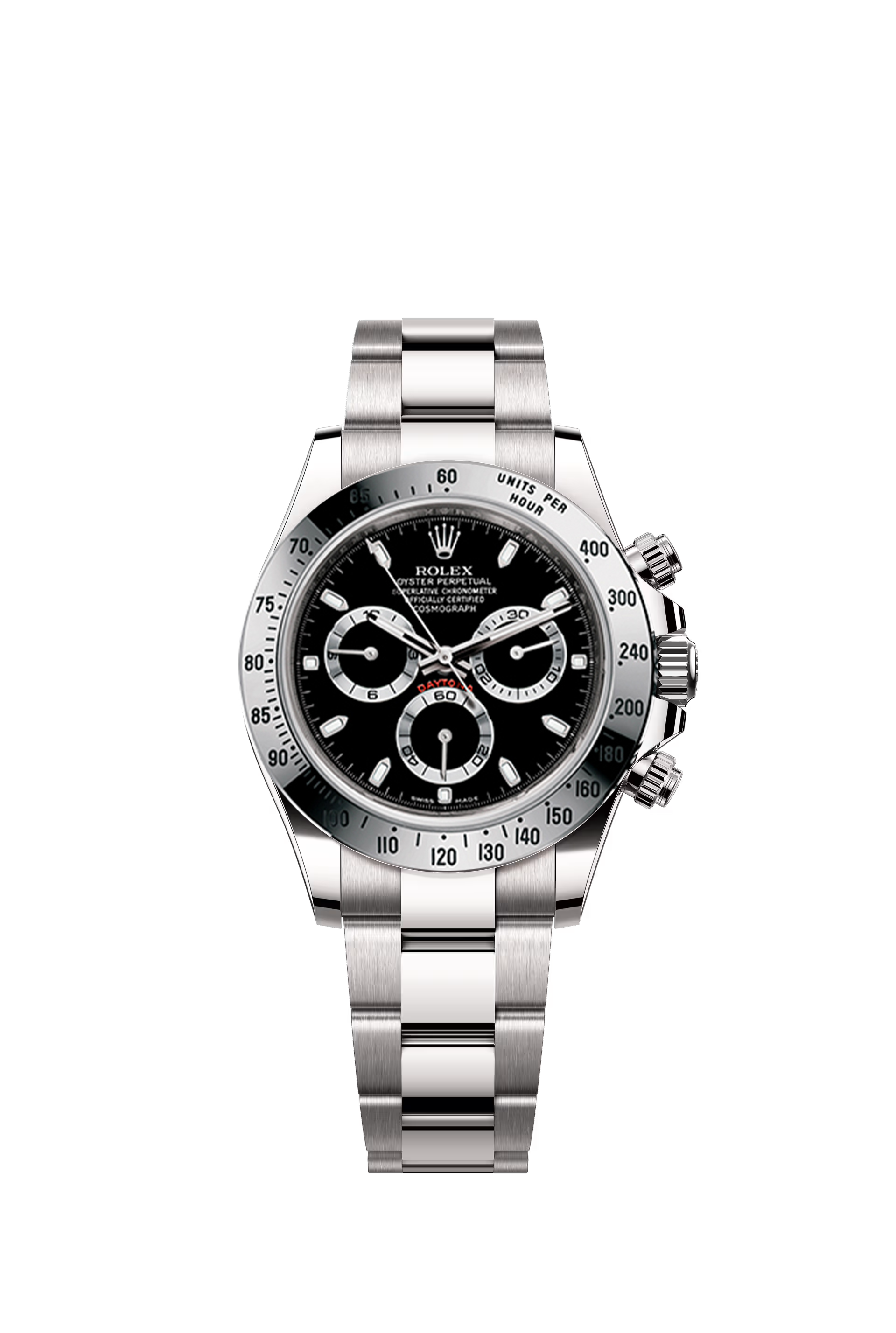 Rolex Cosmograph Daytona Ref. 116520 40mm Oystersteel White Dial Stainless Steel Bezel Oyster Bracelet
