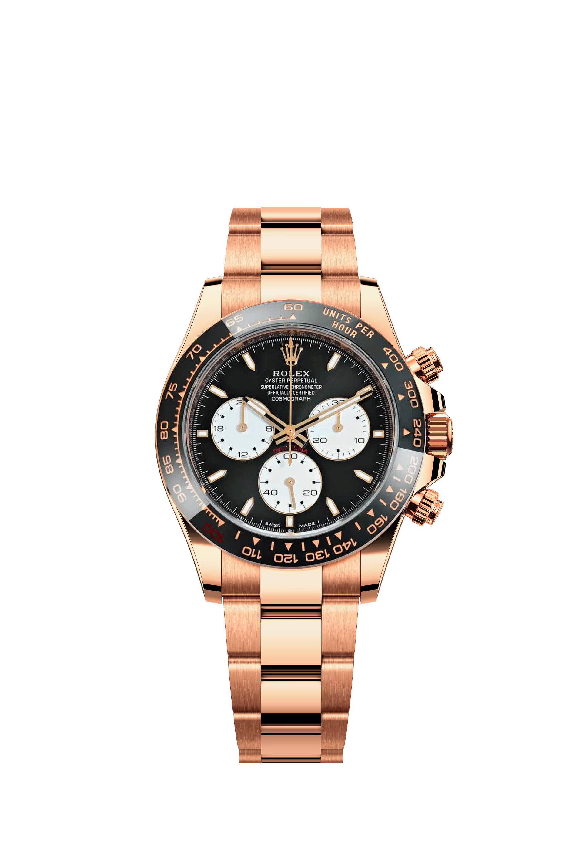 Rolex Cosmograph Daytona Le Mans Ref. 126528LN 40mm Χρυσό 18k Black Dial Black Cerachrom Bezel Oyster Bracelet
