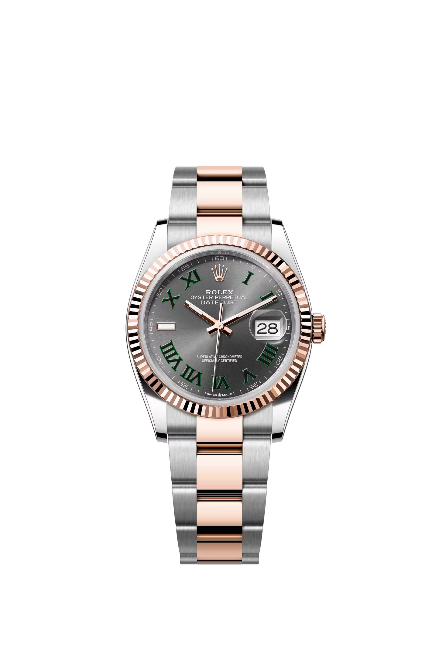 Rolex Datejust 36 Ref. 126231 Slate Wimbledon Dial Oyster Bracelet