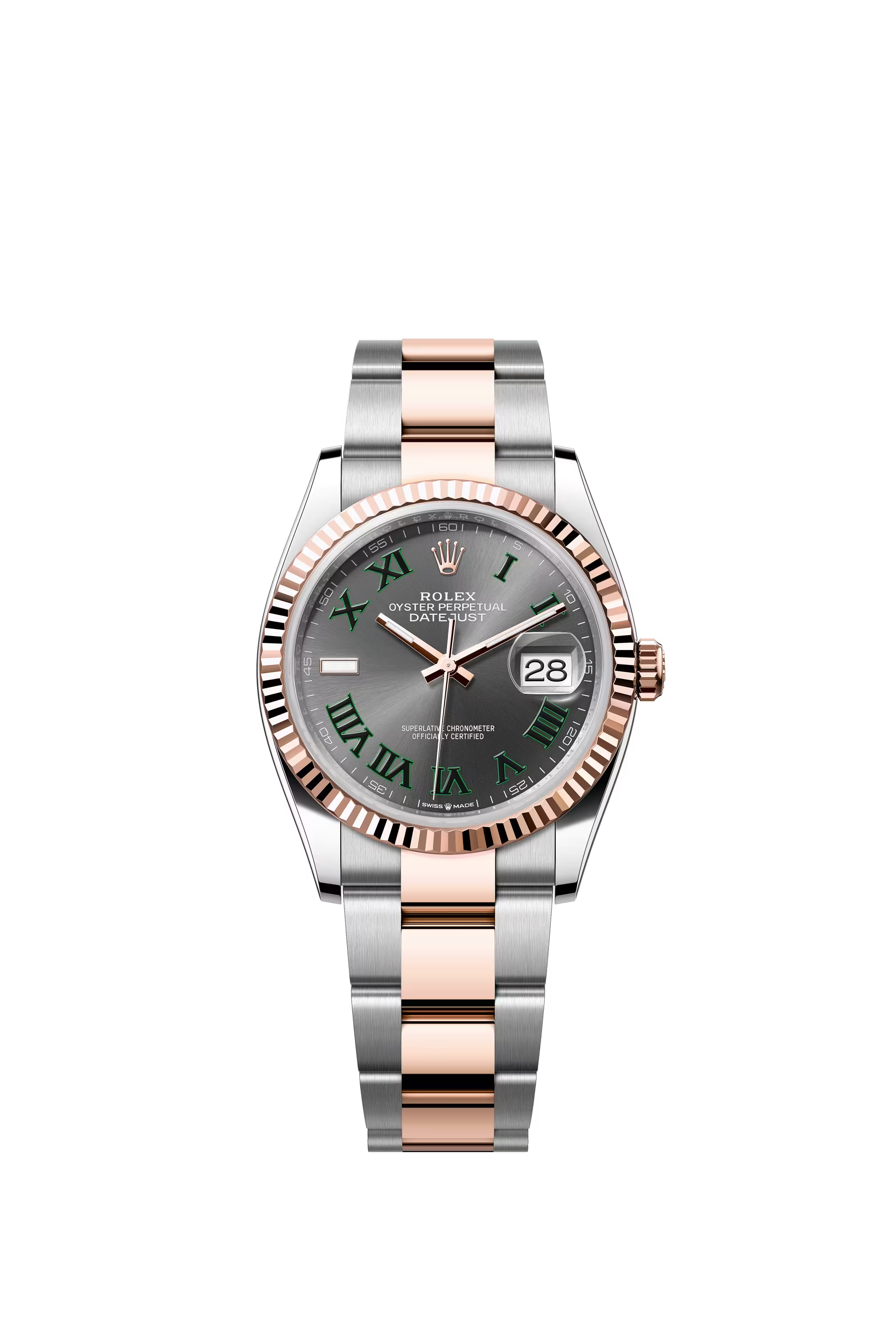 Rolex Datejust 36 Ref. 126231 Slate Wimbledon Dial Oyster Bracelet