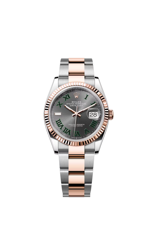Rolex Datejust 36 Ref. 126231 Slate Wimbledon Dial Oyster Bracelet