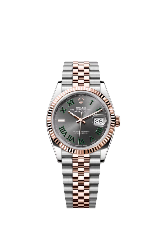 Rolex Datejust 36 Ref. 126231 Slate Wimbledon Dial Jubilee