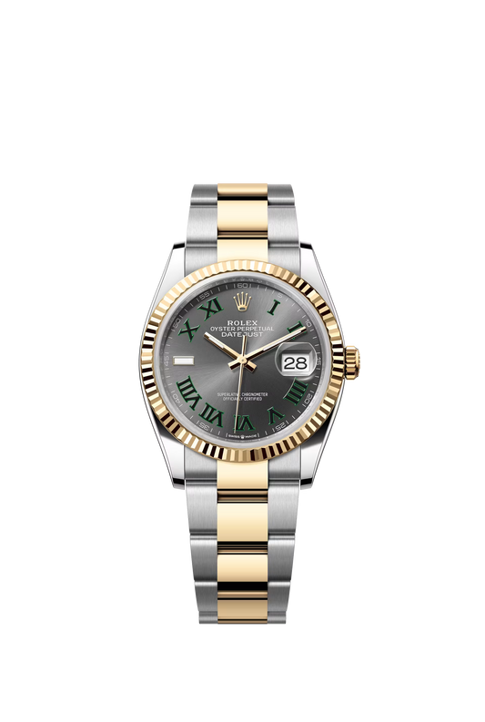 Rolex Datejust 36 Ref. 126233 Slate Wimbledon Dial Oyster Bracelet