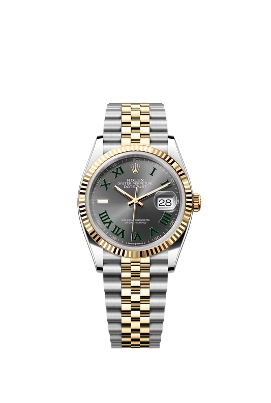 Rolex Datejust 36 Ref. 126233 Slate Wimbledon Dial Jubilee