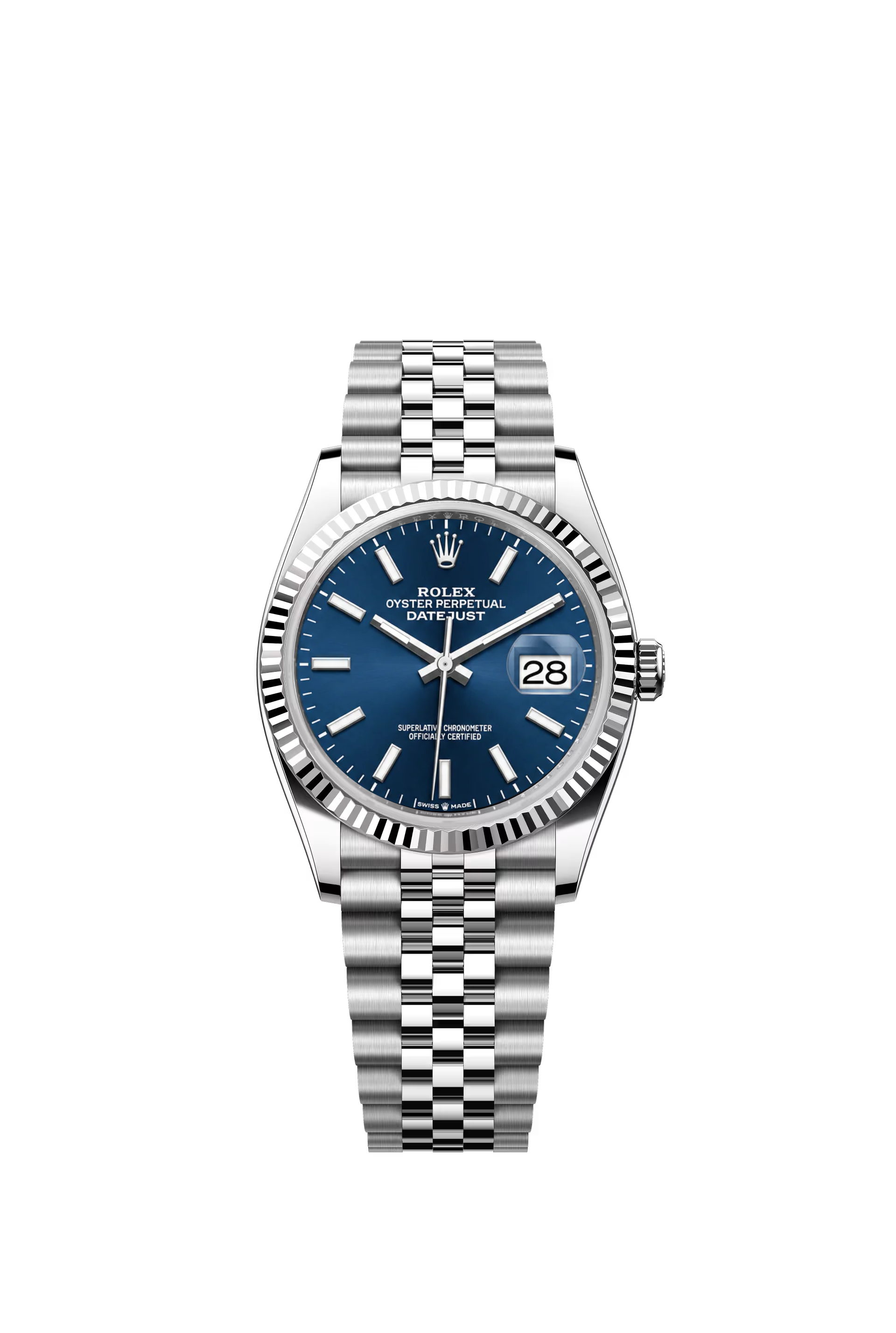 Rolex Datejust 36 Ref. 126234 Bright Blue Dial Jubilee