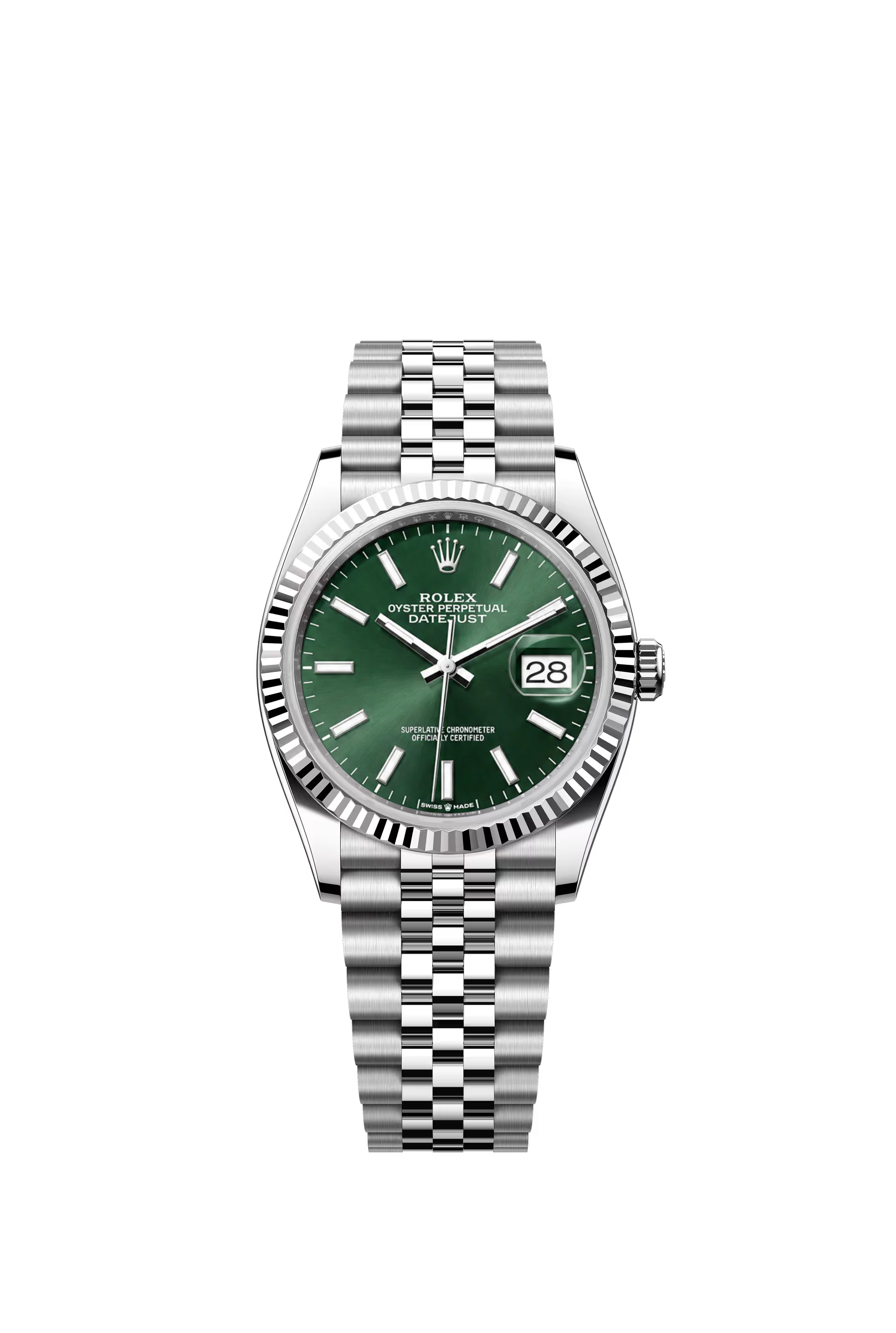 Rolex Datejust 36 Ref. 126234 Mint Green Dial Jubilee