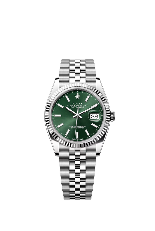 Rolex Datejust 36 Ref. 126234 Mint Green Dial Jubilee