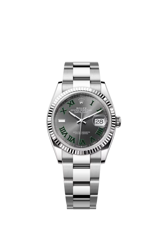 Rolex Datejust 36 Ref. 126234 Slate Wimbledon Dial Oyster Bracelet