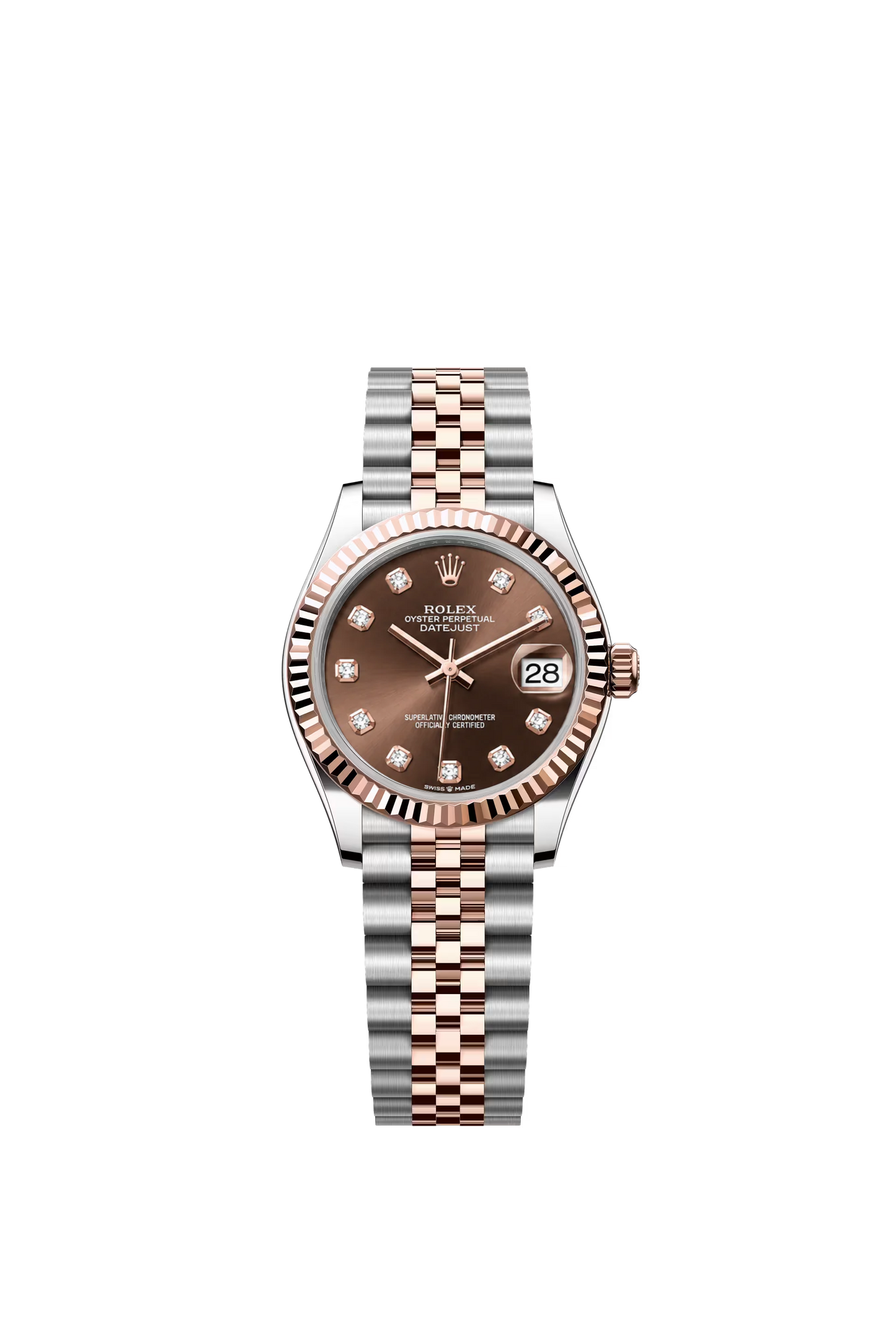 Rolex Datejust 31 Ref. 278271 Chocolate Diamond Dial Jubilee