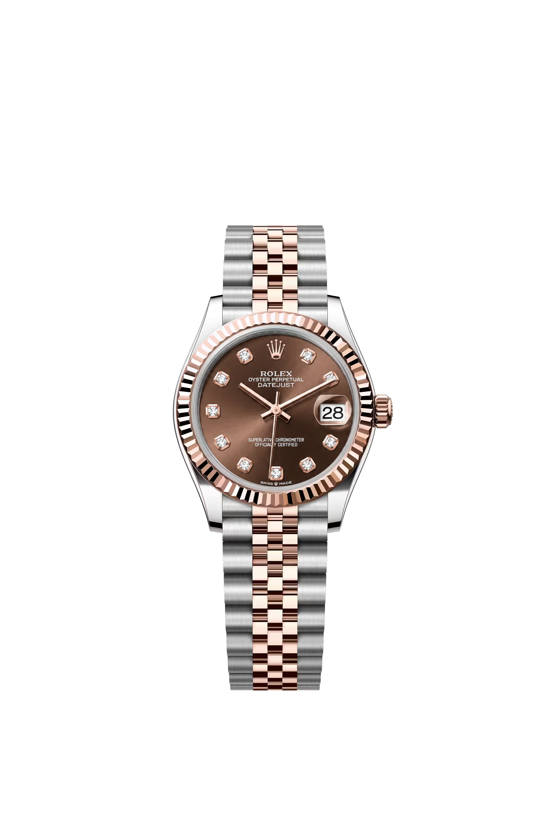 Rolex Datejust 31 Ref. 278271 Chocolate Diamond Dial Jubilee