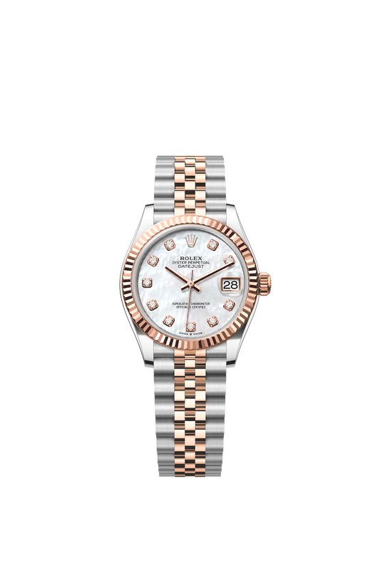 Rolex Datejust 31 Ref. 278271 White Mother of Pearl Diamond Dial Jubilee