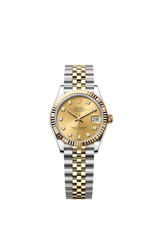 Rolex Datejust 31 Ref. 278273 Champagne Diamond Dial Jubilee