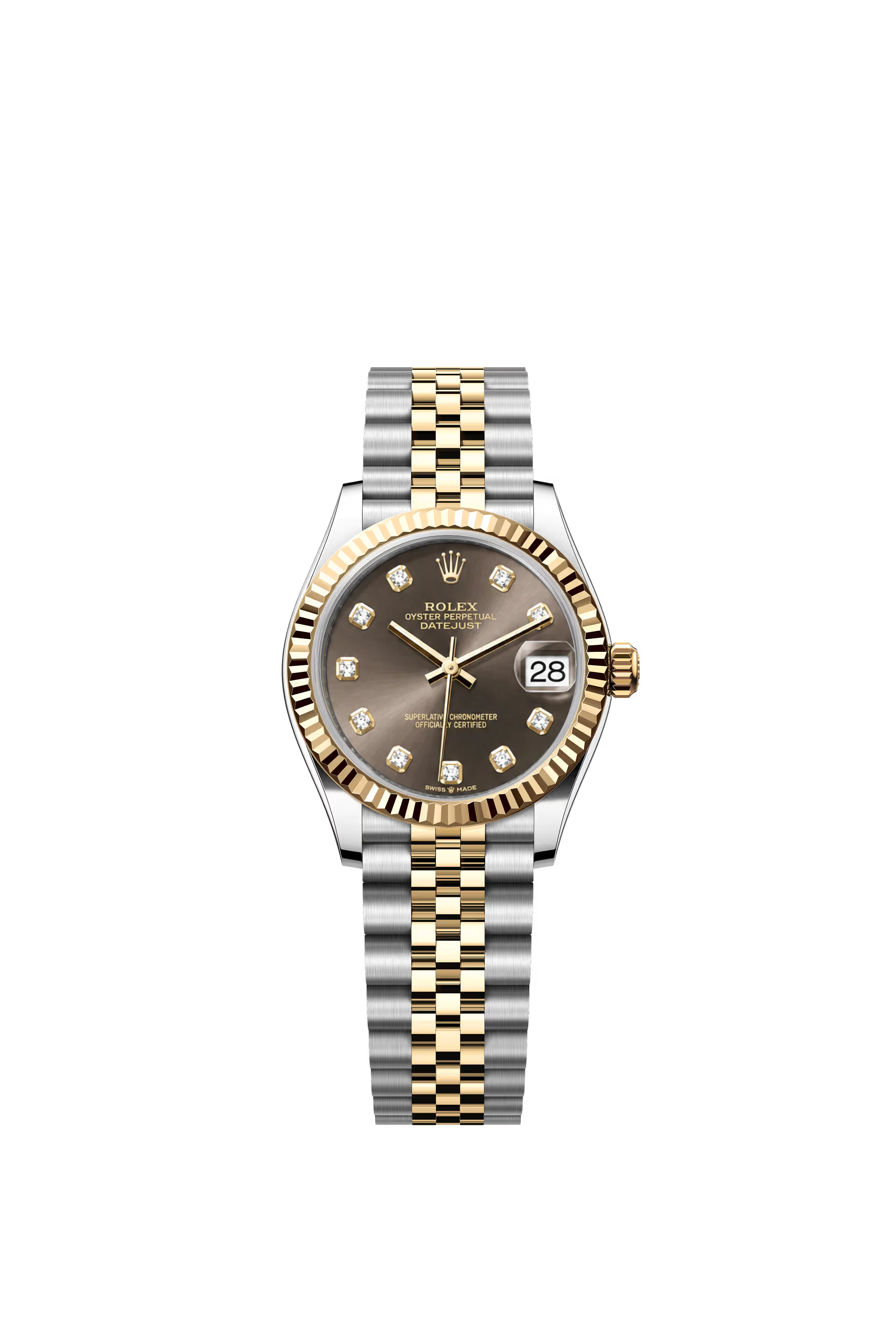 Rolex Datejust 31 Ref. 278273 Dark Grey Diamond Dial Jubilee