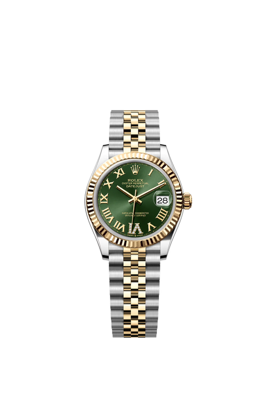 Rolex Datejust 31 Ref. 278273 Olive Green Diamond Dial Jubilee