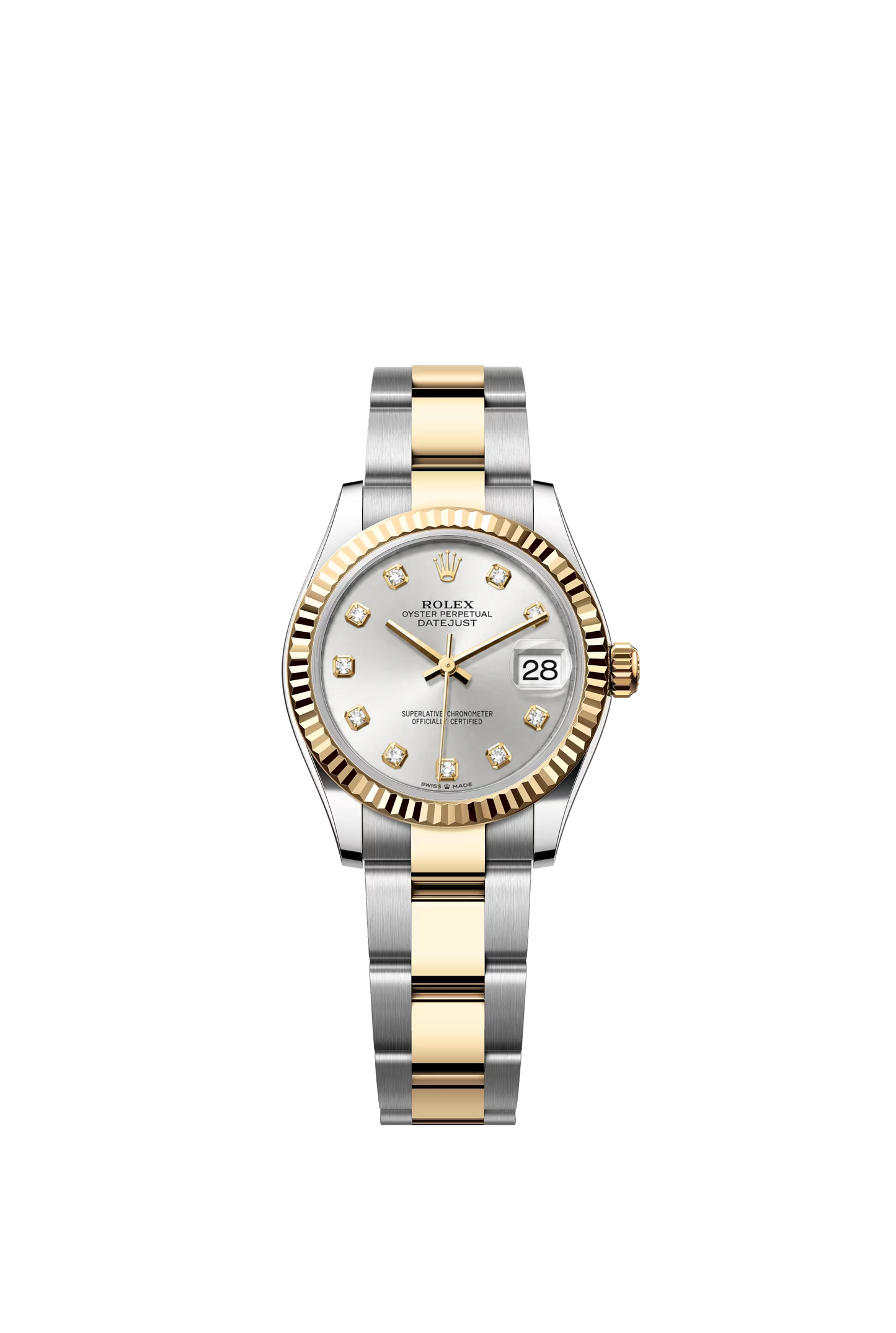Rolex Datejust 31 Ref. 278273 Silver Diamond Dial Oyster Bracelet