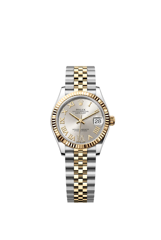 Rolex Datejust 31 Ref. 278273 Silver Roman VI IX Diamond Dial Jubilee