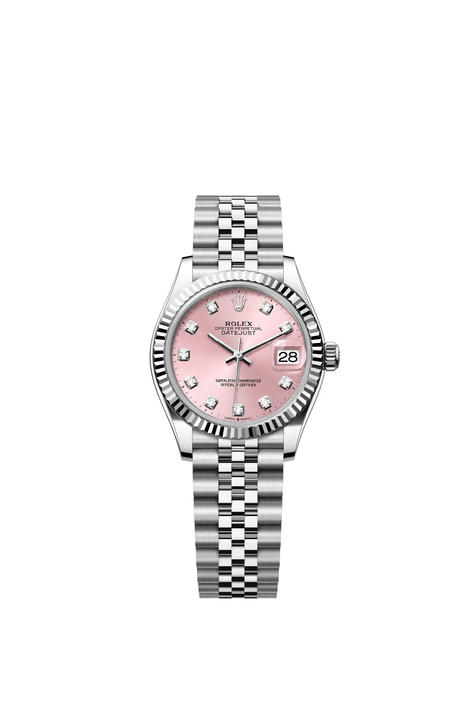Rolex Datejust 31 Ref. 278274 Pink Diamond Dial Jubilee