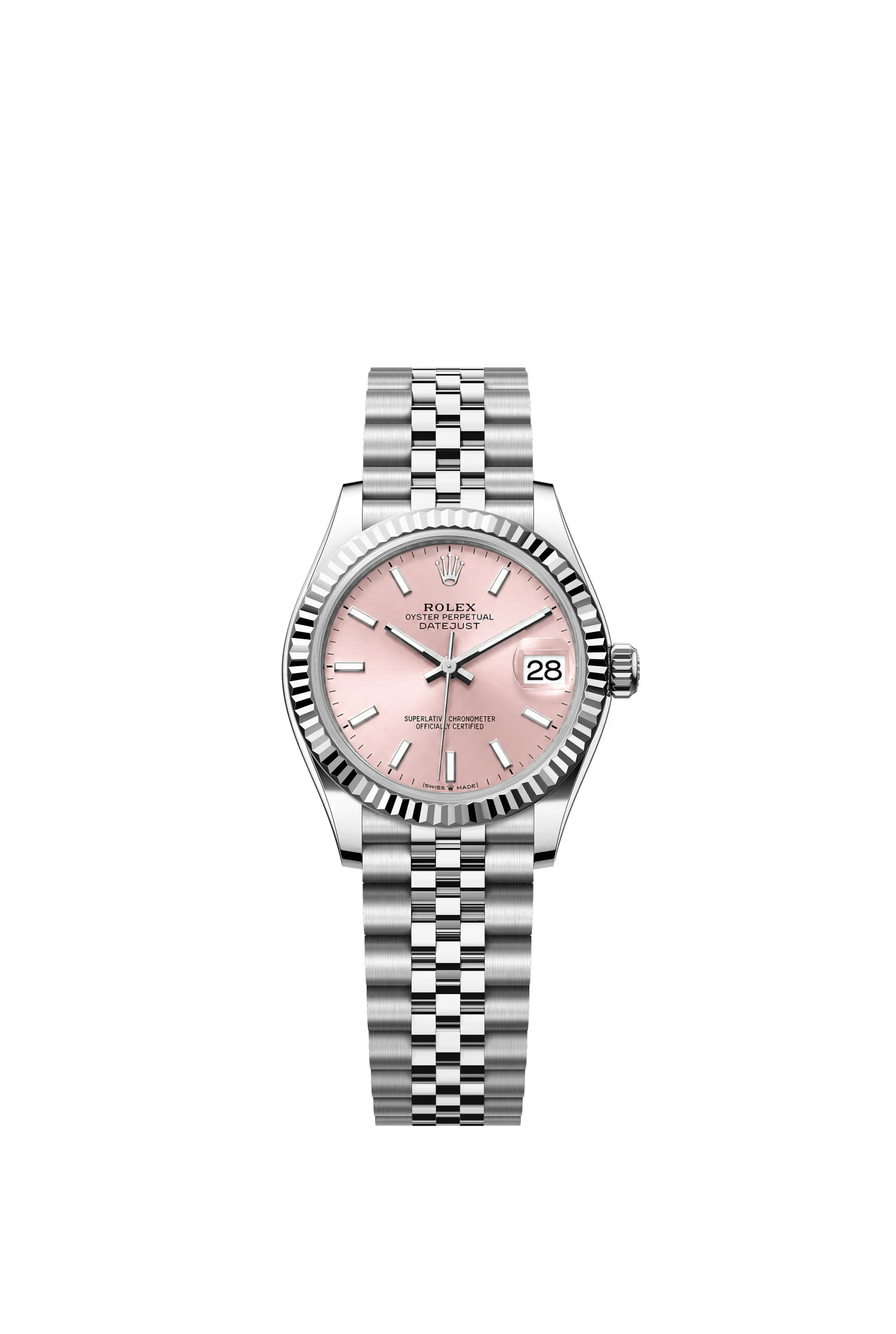 Rolex Datejust 31 Ref. 278274 Pink Dial Jubilee