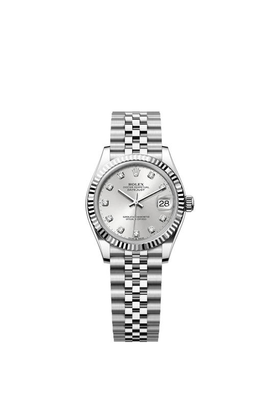 Rolex Datejust 31 Ref. 278274 Silver Diamond Dial Jubilee