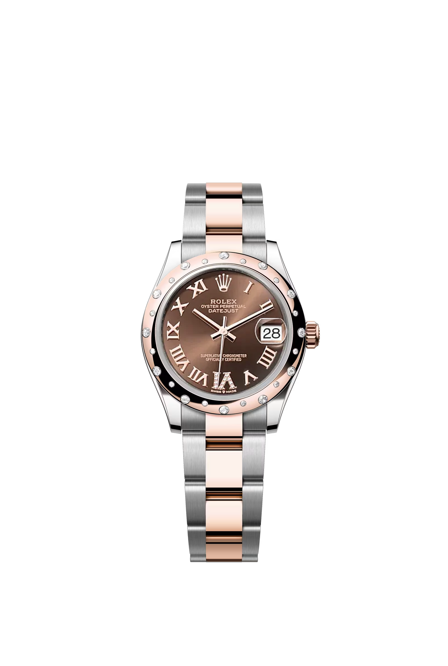 Rolex Datejust 31 Ref. 278273 Silver Diamond Dial Jubilee