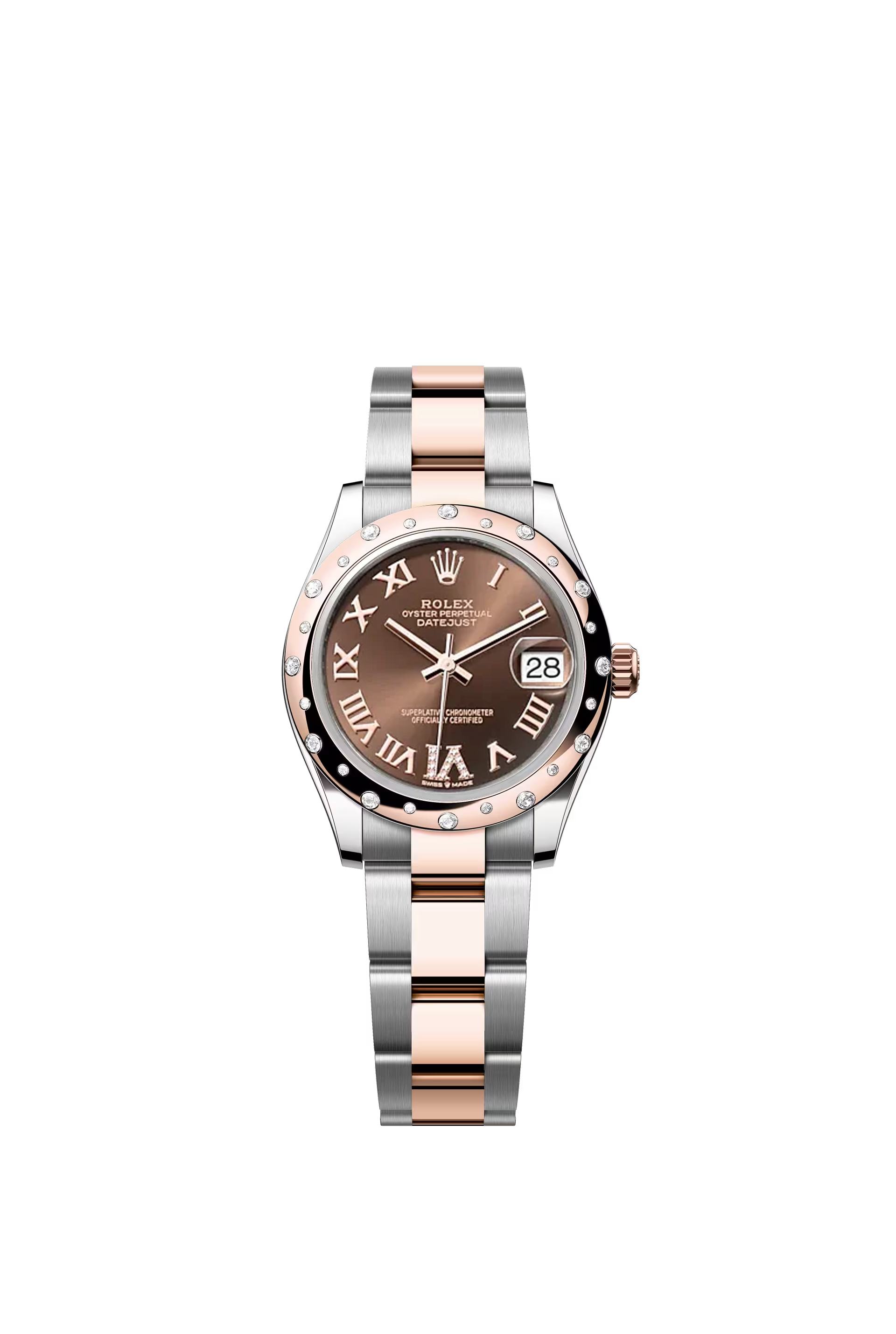 Rolex Datejust 31 Ref. 278273 Silver Diamond Dial Jubilee