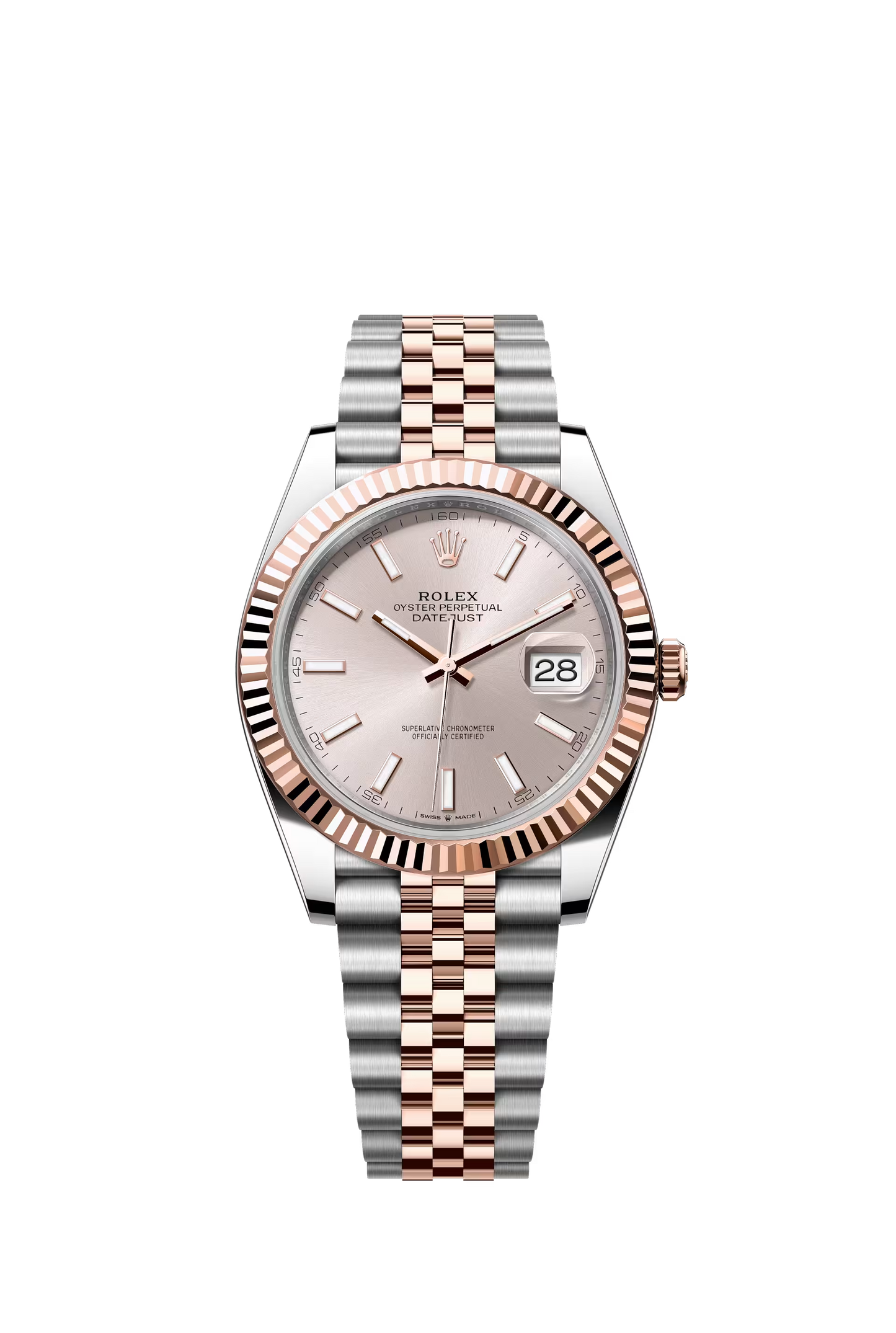 Rolex Datejust 41 Ref. 126331 Sundust Dial Fluted Bezel Jubilee Bracelet
