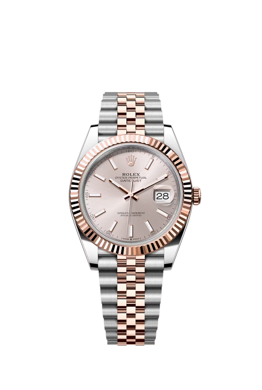 Rolex Datejust 41 Ref. 126331 Sundust Dial Fluted Bezel Jubilee Bracelet
