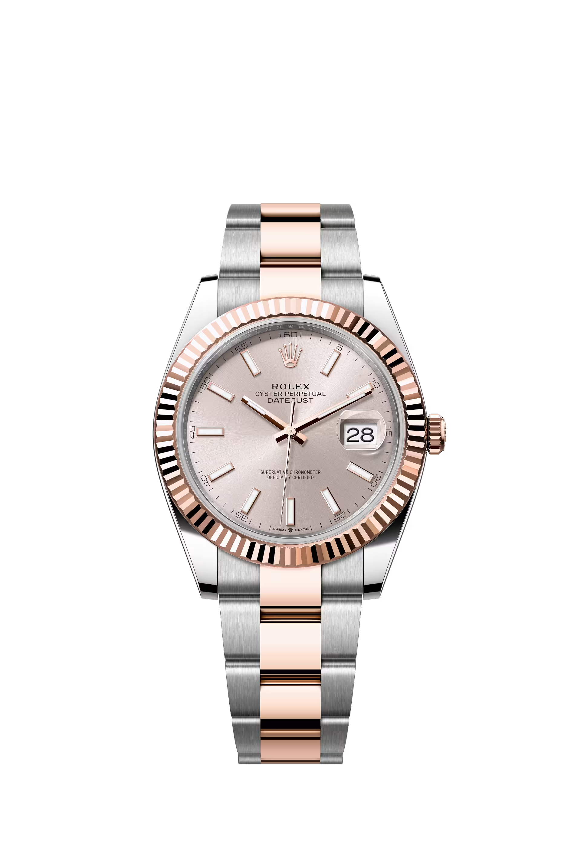 Rolex Datejust 41 Ref. 126331 Sundust Dial Fluted Bezel Oyster Bracelet