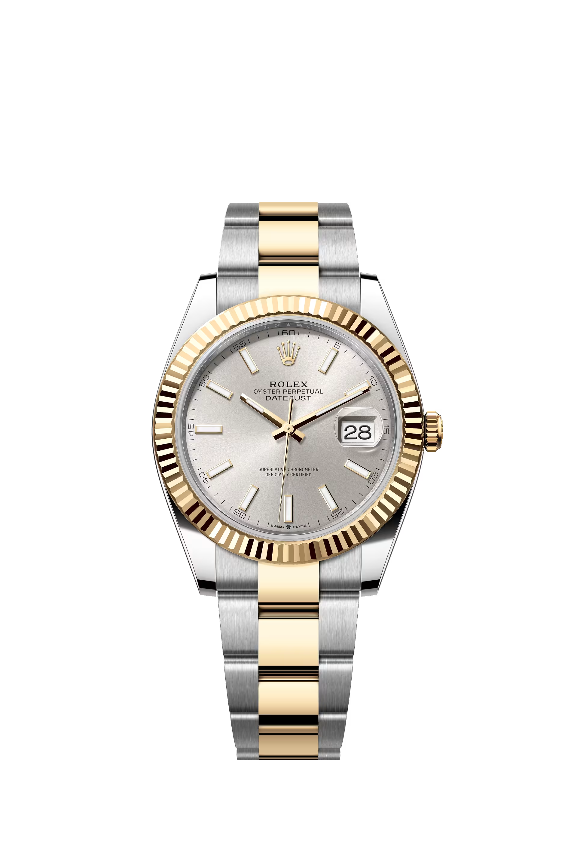 Rolex Datejust 41 Ref. 126334 Silver Dial Fluted Bezel Jubilee Bracelet