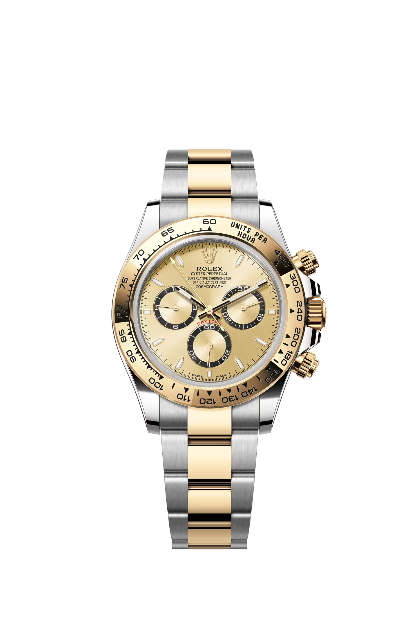Rolex Cosmograph Daytona 40 mm ref 126503 in steel and yellow gold with gold dial