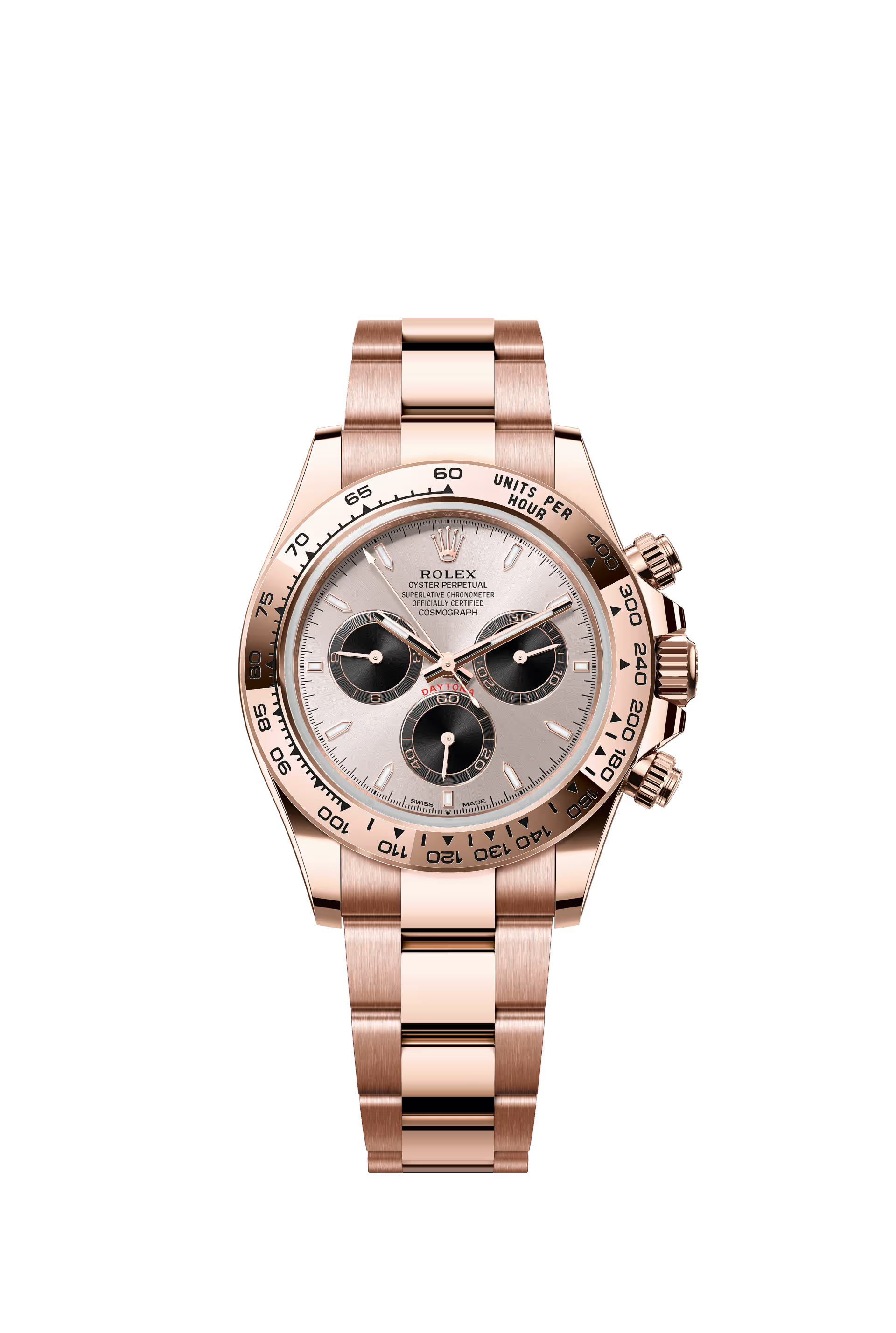 Rolex Cosmograph Daytona 40 mm ref 126505 in Everose gold and Sundust Dial