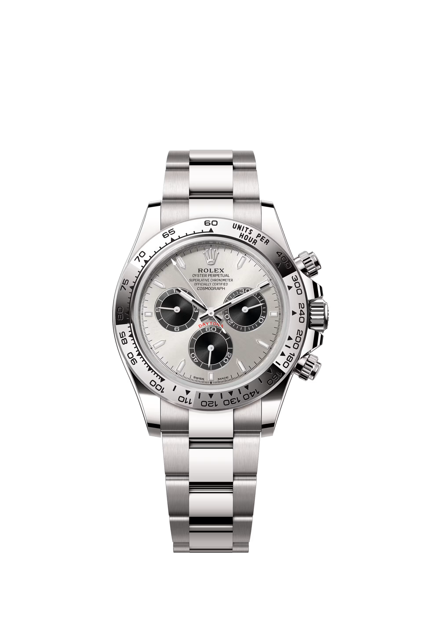 Rolex Cosmograph Daytona 40 mm ref 126509 Ghost in white gold with silver dial