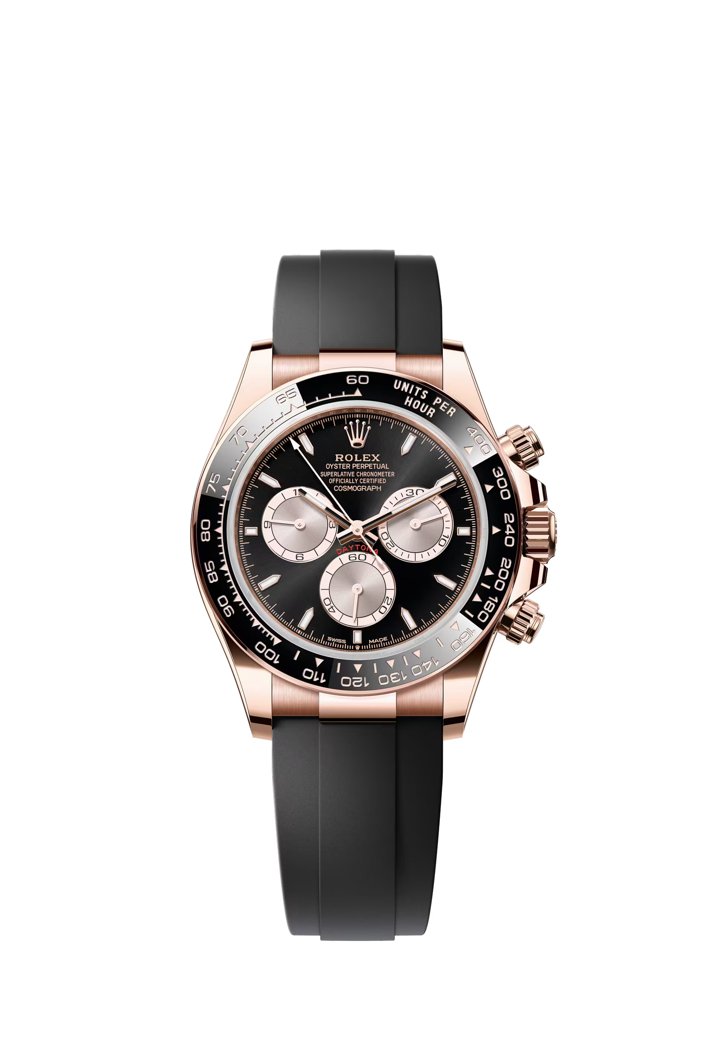 Rolex Cosmograph Daytona 40 mm ref 126515LN in Everose gold with Oysterflex bracelet
