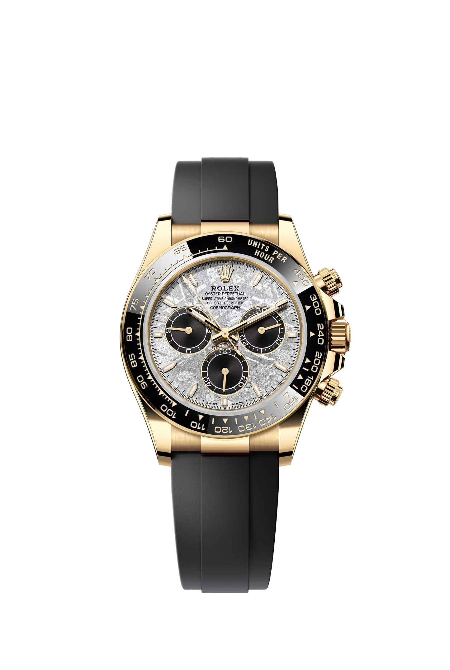 Rolex Cosmograph Daytona 40 mm ref 126518LN in yellow gold with meteorite dial
