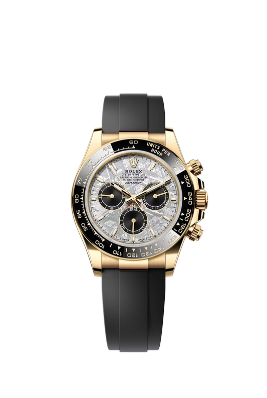 Rolex Cosmograph Daytona 40 mm ref 126518LN in yellow gold with meteorite dial