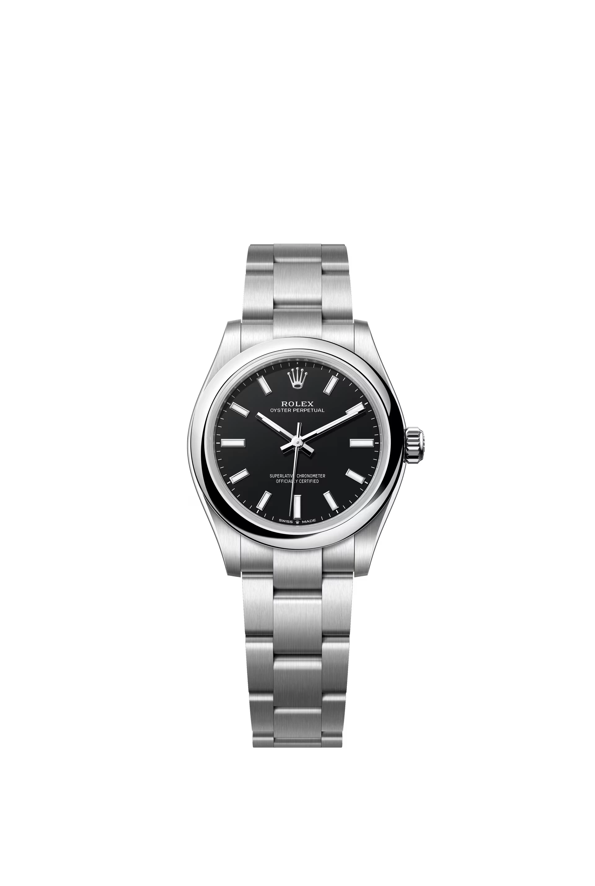 Rolex Oyster Perpetual 31 Oystersteel Black Dial Stick Markers Oyster Bracelet Ref. 277200