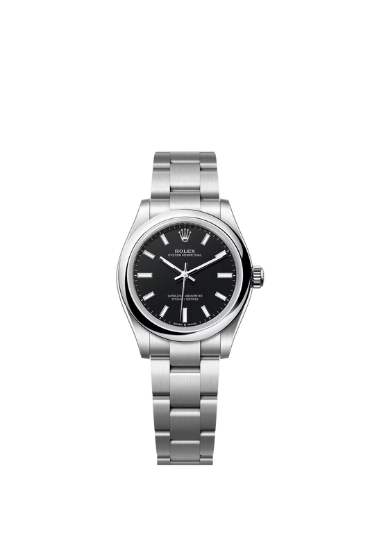 Rolex Oyster Perpetual 31 Oystersteel Black Dial Stick Markers Oyster Bracelet Ref. 277200